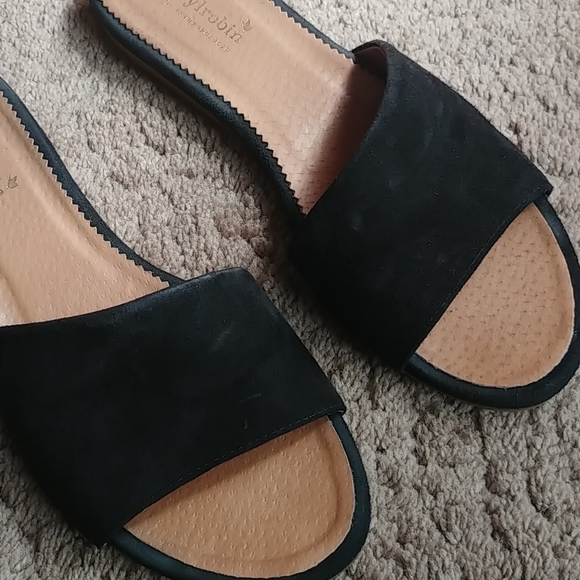 Anthropologie Farylrobin Suede slides - Picture 2 of 6